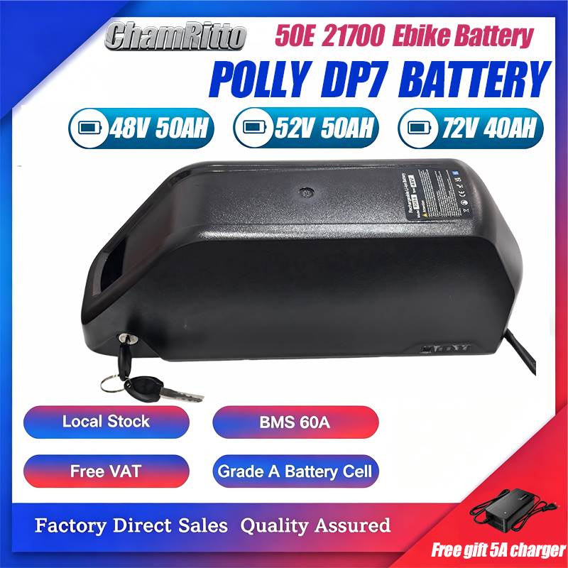 Electric Bicycle Battery 72V 30Ah - แบตเตอรี่จักรยานไฟฟ้า Hailong 52v 36v 48v 60