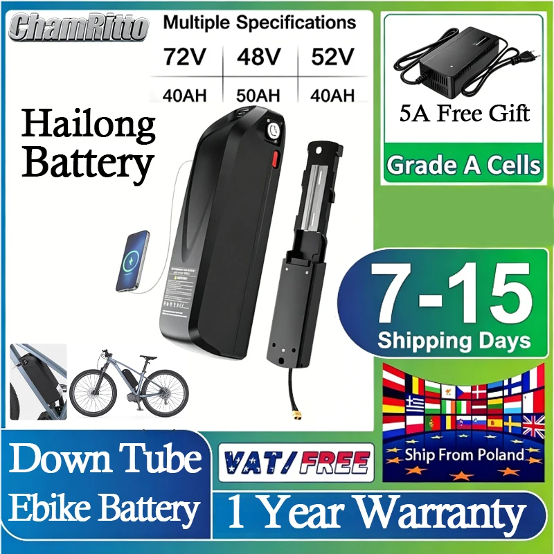 Ebike Conversion Kit 72V 3000W - ชุดแปลง 52V 2000w แบตเตอรี่จักรยานไฟฟ้า 72v 3000w