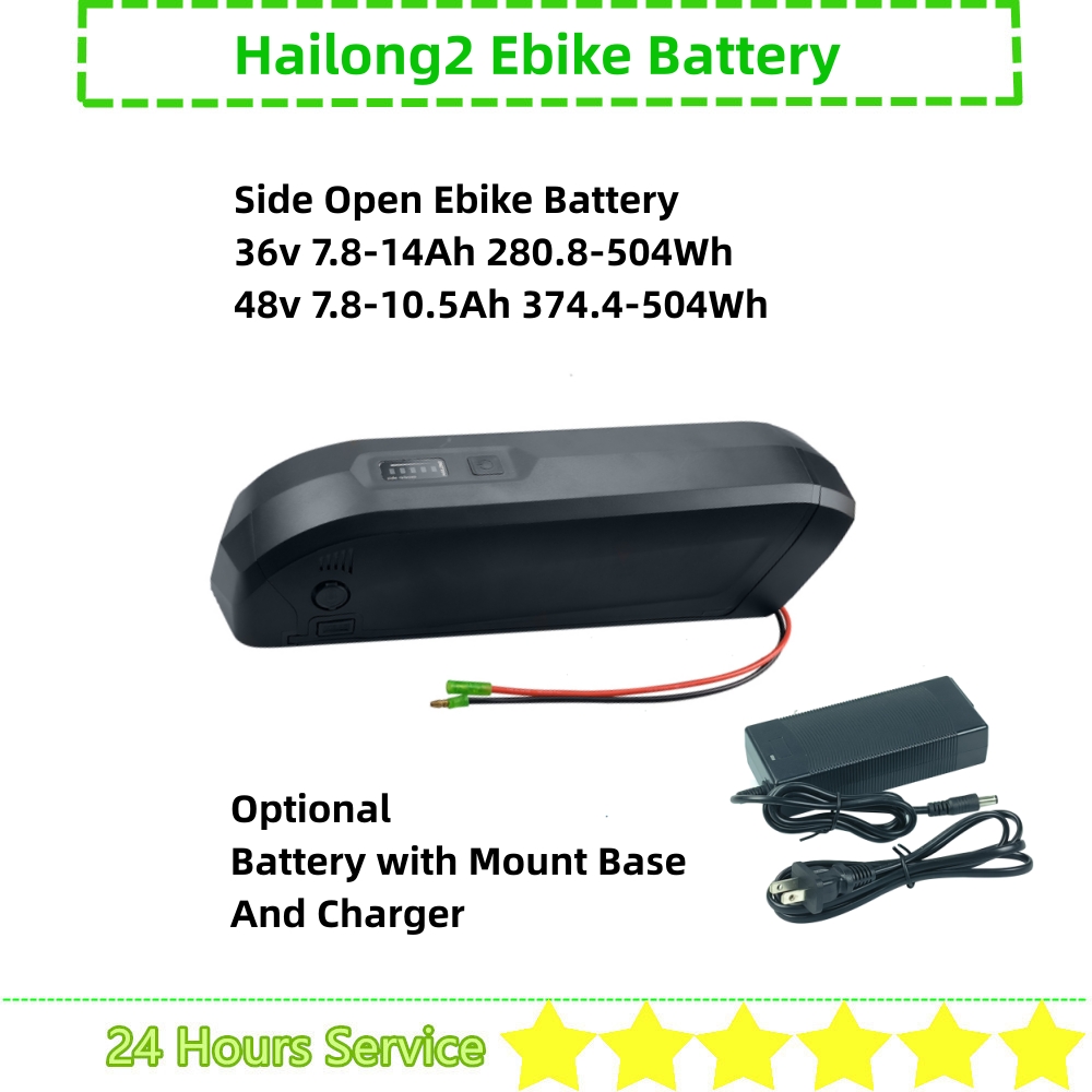 Ebike Battery 48V 20Ah Hailong - แบตเตอรี่ eBike 36V Hailong 2ด้านเปิด36V 14Ah
