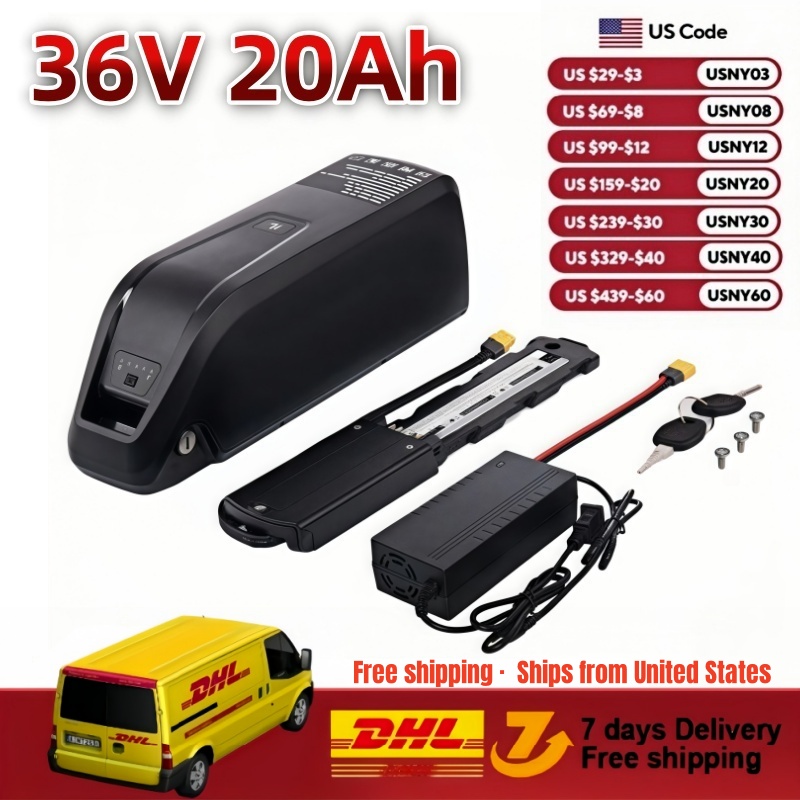 Ebike Battery 48V 20Ah Hailong - แบตเตอรี่จักรยานไฟฟ้า Hailong 36V 48V 20000mAh 20Ah