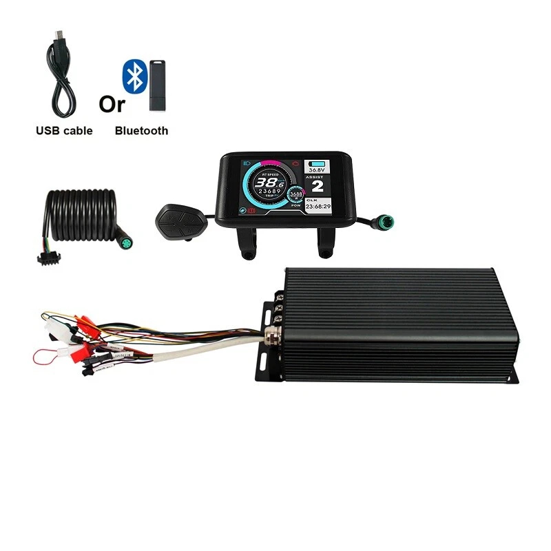 มอเตอร์ไฟฟ้าติดล้อหลังจักรยานไ - 72V 5000W Hub Motor Kit บทวิจารณ์และราคา