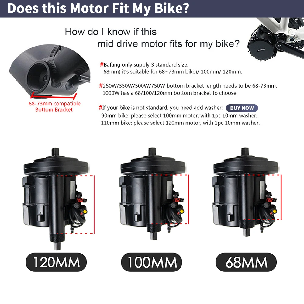 Bafang BBSHD 1000W 52V 48V 68  - Bafang Bbshd 1000W Conversion Kit บทวิจารณ์และราคา