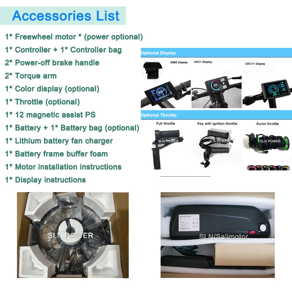 ชุดแปลงจักรยานไฟฟ้า MTX 36V 48 - Ebike Conversion Kit 72V 3000W บทวิจารณ์และราคา