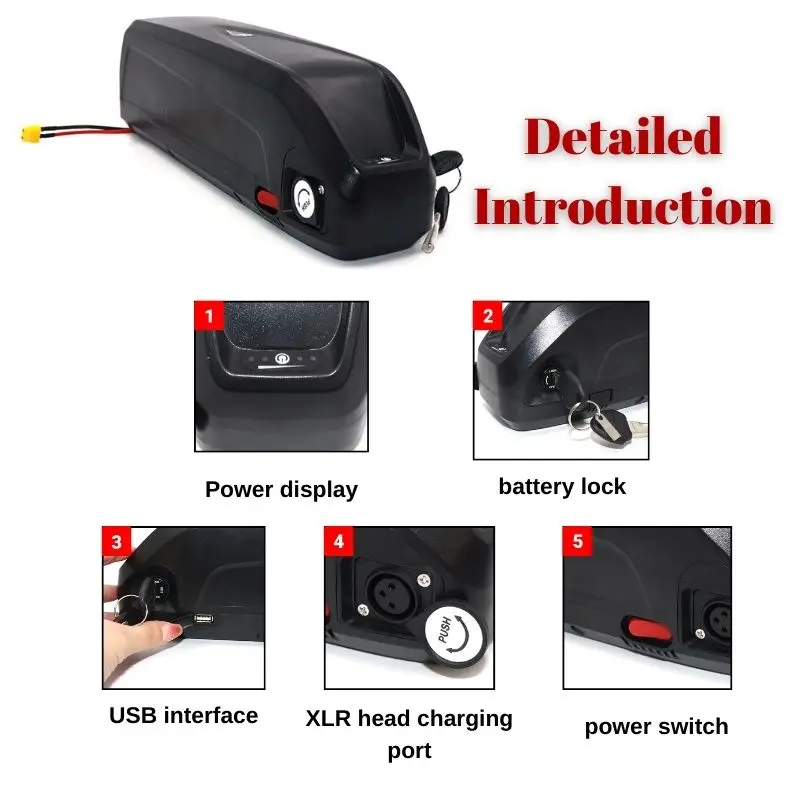 แบตเตอรี่ Hailong 36V 48V 52V  - Ebike Battery 48V 20Ah Hailong บทวิจารณ์และราคา